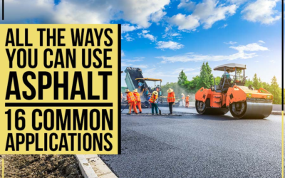 All The Ways You Can Use Asphalt – 16 Common Applications